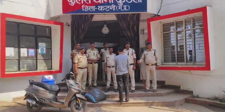 💥 *आदतन अपराधी से कुठला पुलिस ने भारी मात्रा में शराब की जप्त* 💥