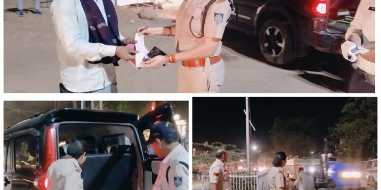 नवागत ट्रैफिक थाना प्रभारी सुनीता पटेल की चालानी कार्रवाई से हड़कंप,ट्रैफिक सुधार के लिए यातायात पुलिस की कार्यवाही शुरू….