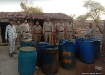 अवैध शराब पर आबकारी विभाग ने कसा शिकंजा”