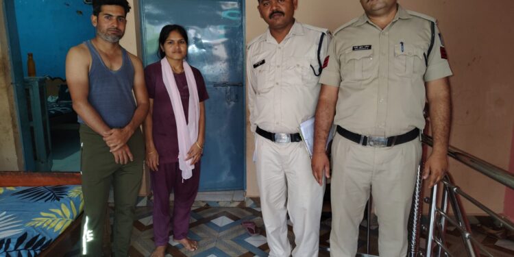 निवार चौकी पुलिस की कार्रवाई