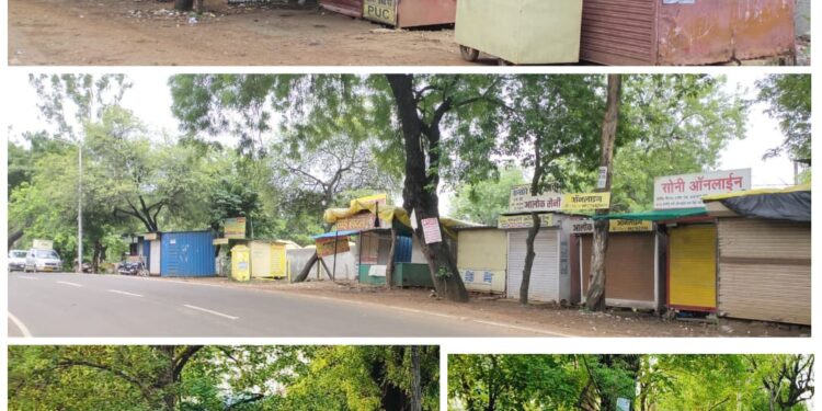 आईजी कार्यालय से लेकर देहात थाना सहित हरियाली तक सड़क किनारे टप रखकर किए अतिक्रमण कब हटेंगे..?दुर्घटना का संवेदनशील क्षेत्र हो रहा निर्मित,जवाबदार आखिर क्यों बेखबर पर भी सवाल…?