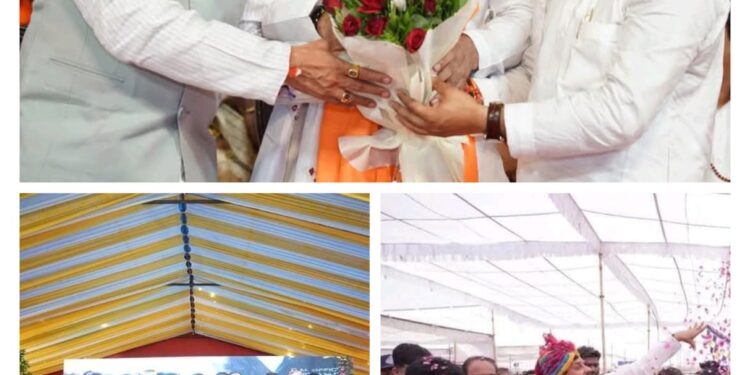 मुख्यमंत्री डॉ मोहन यादव एवं राष्ट्रीय कथा वाचक प्रदीप मिश्रा ने रामपुरा पहुंच कर वर-वधुओं को दिया आशीर्वाद..!  “विधायक घनश्याम चंद्रवंशी ने माना आभार”