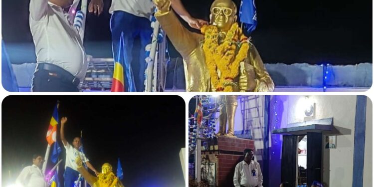 *भारतीय बौध्द महासभा द्वारा अम्बाडा में डॉ आंबेडकर जयंती समारोह सम्पन्न*  *तथागत बुद्ध डॉ आंबेडकर के विचार आज भी प्रासंगीक – एड लोखंडे*