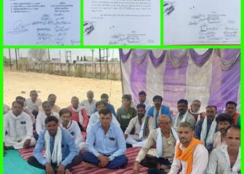 व्यापारीयों की तानाशाही…!  कालापीपल कृषि उपज मंडी समिति में”हम्माल/तुलावटी संघ अनिश्चित भूख हड़ताल पर”