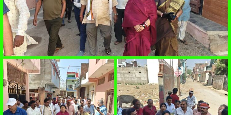 जल निकासी की सुविधा हेतु इंदिरा गांधी वार्ड में 52 लाख की लागत से होगा नाला निर्माण कार्य महापौर श्रीमती सूरी ने इंदिरा गांधी वार्ड की विभिन्न बस्तियों का भ्रमण कर जानी नागरिकों की समस्याए अधिकारियों को दिए निराकरण के निर्देश विकास शुल्क जमा करनें हेतु पुनःआयोजित करें शिविर – महापौर