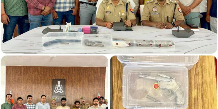 *साधू का भेष बनाकर भोले भाले लोगों से तन्त्र विद्या का दिखावा कर उनसे रूपये ठगने वाले अर्न्तजनपदीय गिरोह के 02 सदस्य गिरफ्तार, घटना से सम्बन्धित 35 हजार रूपये व 02 अदद तमंचा 315 बोर, 02 अदद कारतूस 315 बोर एवं घटना में प्रयुक्त होन्डा सिटी कार बरामद।*
