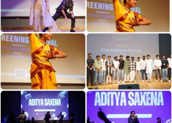 *पत्रकारिता विश्वविद्यालय में सिनेब्रेशन 2.0 का भव्य समापन.*  *सांस्कृतिक कार्यक्रम और बैंड ने बांधा समां.*