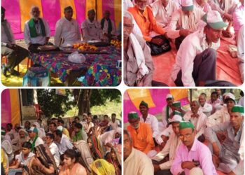 किसान चौपाल में राष्ट्रीय अध्यक्ष ने भरी हुंकार