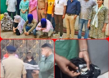 गुना पुलिस ने अनुराधा गली के एक स्पा सेंटर पर छापा मारकर देह व्यापार का खुलासा किया, पुलिस को सपा सेंटर की आड़ में देह व्यापार की अवैध गतिविधि की मिली थी सूचना, चार आरोपियों पर मामला दर्ज।