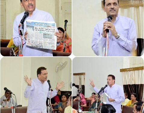 *सदन में महापौर के उद्बोधन*  *संस्कारधानी के लिए गौरव और सौभाग्य की बात* *प्रदेश का पहला शहर जहॉं मॉं नर्मदा का जल ए-क्लास : पॉल्युशन कंट्रोल बोर्ड की रिपोर्ट ने लगाई मुहर – महापौर श्री अन्नू*