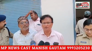 एस.डी.एम. प्रदीप मिश्रा ने फटाखा दुकान पर मारा छापा कार्यवाही कर दुकान को किया सील