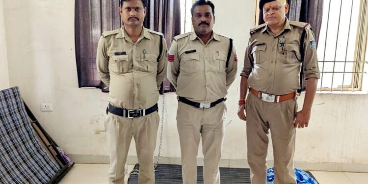 ***झिंझरी पुलिस ने तलवार लहराते हुए आरोपी को पकड़ा***
