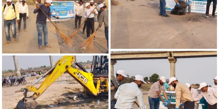 पृथ्वी दिवस सप्ताह निर्मल नर्मदा अभियान के अंतर्गत ट्राइडेंट ग्रुप एवं स्थानीय प्रशासन ने द्वारा मनाया गया ..