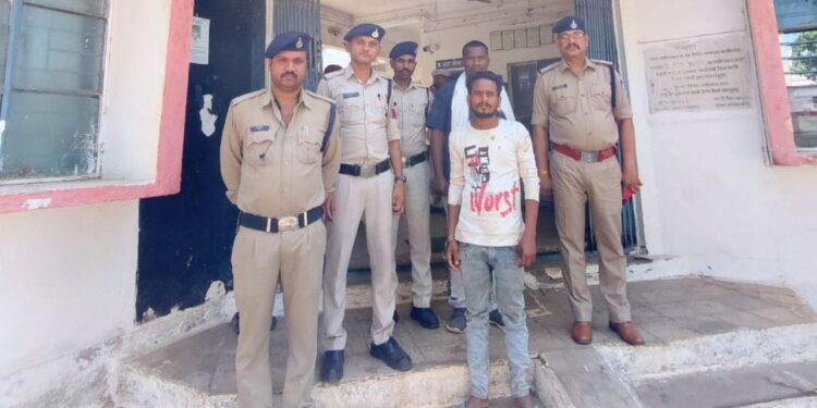 बका लेकर घूम रहे आरोपी को किया गिरफ्तार