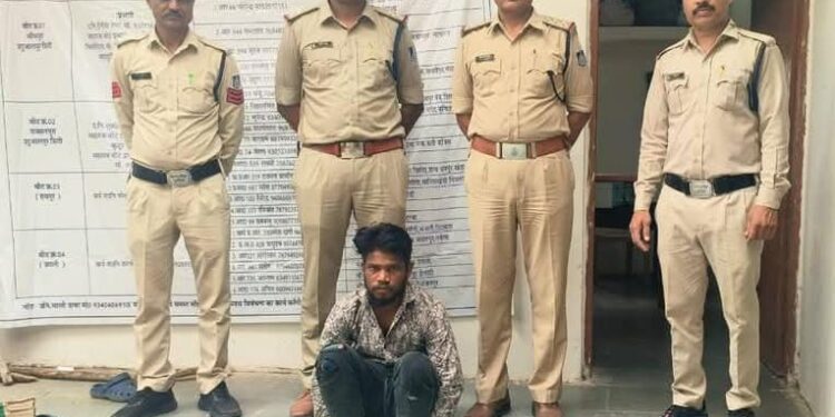 शुजालपुर सिटी पुलिस ने धारा 103 (1) 3 (5) बी.एन.एस के 7000 रुपये के फरार ईनामी हत्या के आरोपी को किया को गिरफ्तार…।