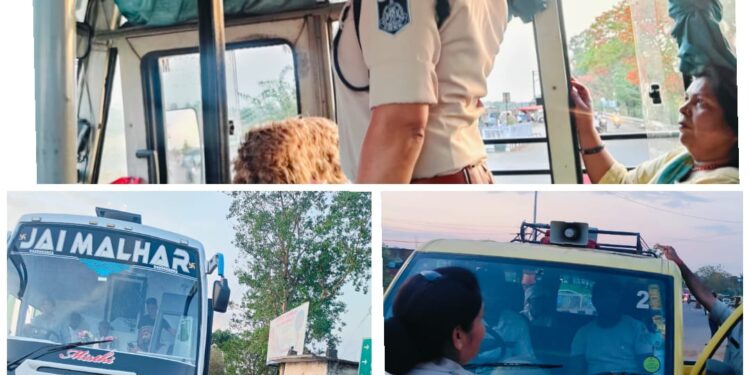 पुलिस मुख्यालय के निर्देशन में ट्रैफिक थाना प्रभारी सुनीता पटेल के नेतृत्व में यातायात पुलिस लगातार चेकिंग अभियान चला रही है…..