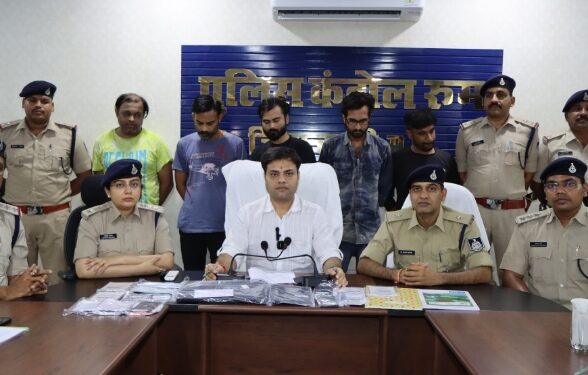 ऑनलाईन क्रिकेट सट्टा खिलाने वालों के विरूद्ध कोतवाली पुलिस की बड़ी कार्यवाही, गिरोह के 5 सदस्यों को मुंबई से पकड़ने में मिली सफलता