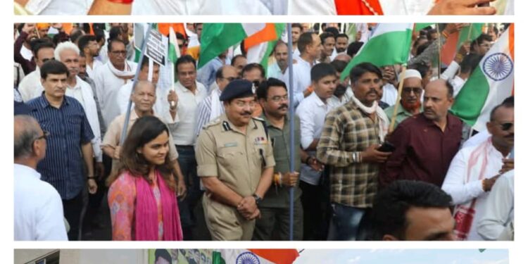 शाजापुर में ऑपरेशन सिंदूर की सफलता पर *भव्य तिरंगा यात्रा का आयोजन*