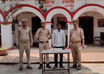 *थाना इन्दरगढ़ पुलिस द्वारा “अपनी पत्नी की हत्या” करने वाले अभियुक्त को 24 घण्टे के अन्दर गिरफ्तार कर भेजा जेल।*