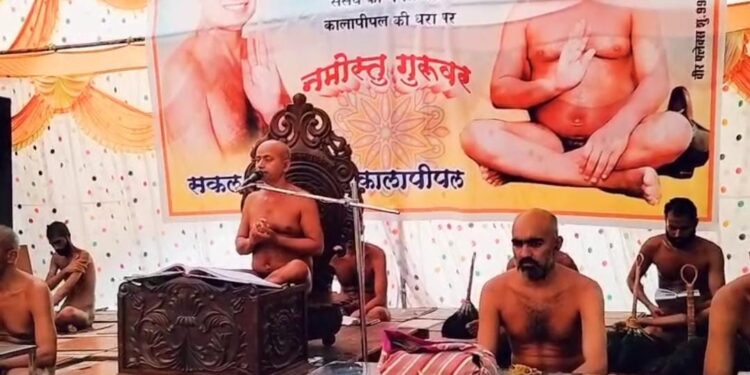 नगर कालापीपल में 32 जैन संतों का नगर में मंगल प्रवेश,नगरवासियों ने की अगवानी…!