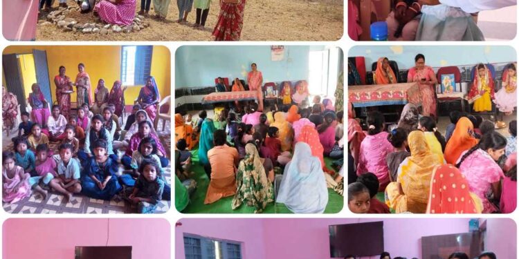 *ग्राम पंचायतों व आंगनबाड़ी केंद्रों में लाड़ली उत्सव कार्यक्रम का किया गया आयोजन*