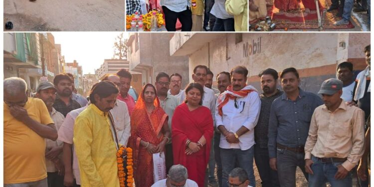 *इंदिरा गांधी वार्ड में 60 लाख रुपए की लागत से नाला निर्माण होने से सुदृढ़ होगी जल निकासी की व्यवस्था* *महापौर, विधायक, एवं निगमाध्यक्ष की मौजूदगी में भूमिपूजन संपन्न* *वार्डवासियों को मिलेगा स्वच्छ और सुरक्षित वातावरण: मेयर श्रीमती सूरी*