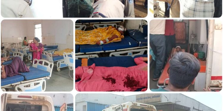 ईको कार पलटने से तीन महिलाओं की मौत,7 अन्य घायल