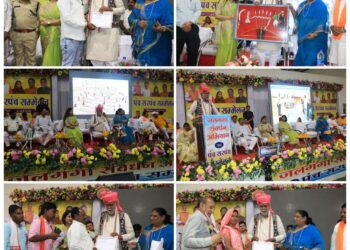 कैबिनेट मंत्री श्री पटेल की अध्यक्षता में पंच सरपंच सम्मेलन सम्पन्न  नदियों का मायका कहे जाने वाले प्रदेश में नदियों के उद्गम स्थलों का संरक्षण जरूरी – कैबिनेट मंत्री श्री पटेल