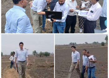 गुणवत्ता के साथ समयावधि में पूर्ण कराए कार्य*  *मनरेगा आयुक्त अवि प्रसाद ने विदिशा जिले की ग्राम पंचायत धामनोदा और सलैया का किया निरीक्षण*