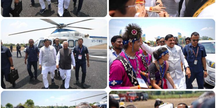 राज्यपाल श्री पटेल व मुख्यमंत्री डॉ. यादव के नरसिंहपुर आगमन पर हैलीपेड में हुआ आत्मीय स्वागत*