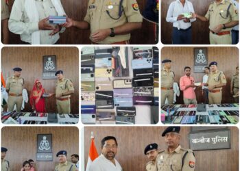 *सर्विलांस टीम द्वारा खोए हुए 151 मोबाइल (अनुमानित कीमत लगभग 25 लाख रूपये) बरामद कर उनके मालिकों को सुपुर्द किये गये ।*