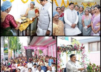 मुख्यमंत्री मोहन यादव ने श्री महिला गृह उद्योग लिज्जत पापड़ द्वारा संचालित यूनिट का अवलोकन किया