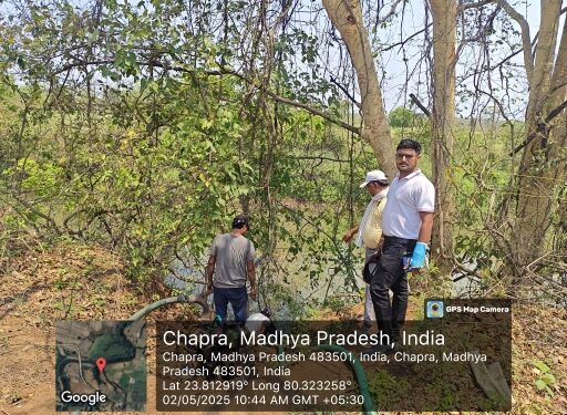 कटनी नदी में मोटर पम्प लगाकर पानी खींचने वालों के विरुद्ध नगर निगम द्वारा की गई कार्यवाही दो मोटर पम्प किए गए जब्त