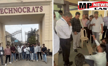 NSUI के प्रदर्शन के बाद TIT कॉलेज के डायरेक्टर कार्यमुक्त, TIT डायरेक्टर अरुण पांडेय को हटाया, छात्राओं से छेड़छाड़ का आरोप।