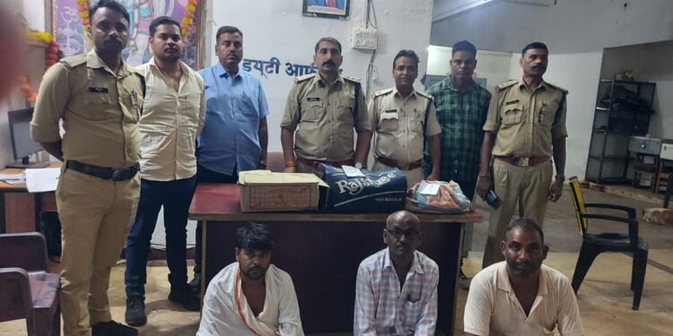 स्लीमनाबाद पुलिस द्वारा अवैध शराब पर की गई कार्यवाही