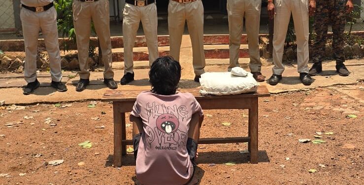 थैले में लेकर जा रहा था गांजा रात्री गस्त के दौरान बिलहरी ने किया गिरफ्तार दो किलो गांजा सहित तस्कर पुलिस गिरफ्त में