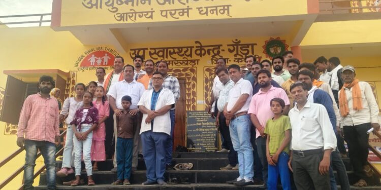 विधायक ने उप स्वास्थ्य केंद्र का लोकार्पण और ग्राम पंचायत भवन का भूमिपूजन किया