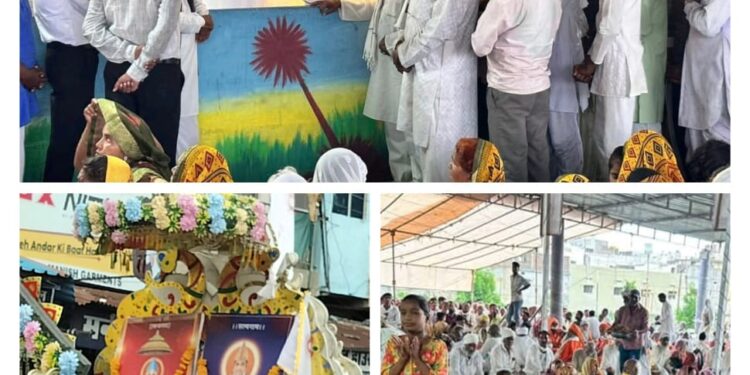 सद्गुरु कबीर नवोदय यात्रा का कालापीपल नगर में भव्य स्वागत….।