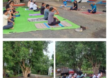 कालापीपल में थाने पर मनाया अंतर्राष्ट्रीय योग दिवस,किया योगाभ्यास…