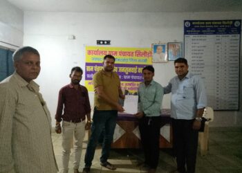 सिलौंडी में सचिव पद पर श्री देवराज धनगर ने प्रभार लिया
