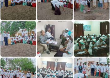 सब्जी उत्पादन एवं नर्सरी प्रबंधन प्रशिक्षण परीक्षा संपन्न।