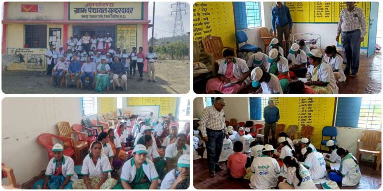 डेयरी एवं केंचुआ खाद निर्माण प्रशिक्षण की परीक्षा संपन्न।