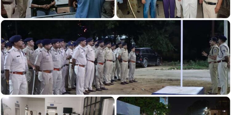 *पुलिस महानिदेशक भोपाल द्वारा चलाए गए अभियान के निर्देशन में कटनी पुलिस अधीक्षक अभिनय विश्वकर्मा के नेतृत्व में कटनी पुलिस ने आज कॉम्बिंग गस्त अभियान चलाकर 109 वारंटियों को गिरफ्तार किया। इसके अलावा 126 गुंडे, बदमाश और आदतन अपराधियों की भी चैकिंग की गई।*