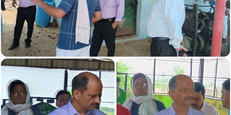लेलेपुर गौशाला का हुआ आकस्मिक निरीक्षण गायों की हालत देख हुए चिंतित लगाई क्लास