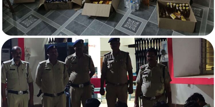 30 अवैध पैकारियों पर रेड की कार्यवाही । रेड के दौरान कुल 237 लीटर अवैध शराब कीमती ₹1,22,650 बरामद*