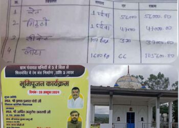 बिना सरपंच,सचिव की शील साइन के बिल जारी, शिकायतकर्ताओं ने कार्यवाही न होने की स्थिति में आंदोलन करने की दी चेतावनी,,,,