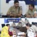 पुलिस अधीक्षक जनसुनवाई में सुन रहे समस्याएं* *कटनी पुलिस अधीक्षक, कंट्रोल रूम में आयोजित जनसुनवाई में सुन रहे लोगों की समस्याएं और शिकायतें।