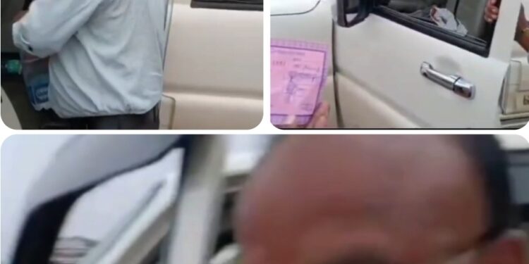 *RTO बाबू से पूछताछ पर साधे चुप्पी** आर.टी.ओ. बाबू की वाहन चेकिंग कार्यवाही मे पूछताछ पर सूखा गला, जवाब देने पर साधे चुप्पी