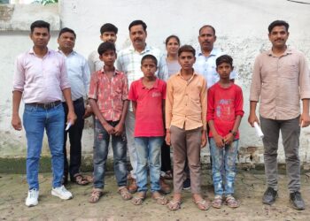 *“ऑपरेशन मुस्कान” के तहत गुमशुदा 04 बच्चो को थाना इन्दरगढ़ पुलिस द्वारा सकुशल बरामद किया गया ।*
