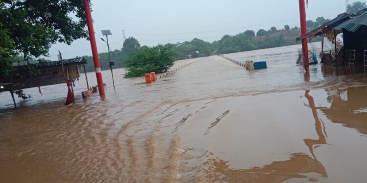 *डूब गया झांसी घाट पुल, नर्मदा ने फिर दिखाया रौद्र रूप!*